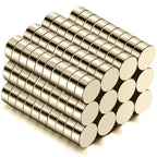 Small Strong 6mm & 3mm Magnets For Fridge & Whiteboard | Neodymium Round | 119 Pack