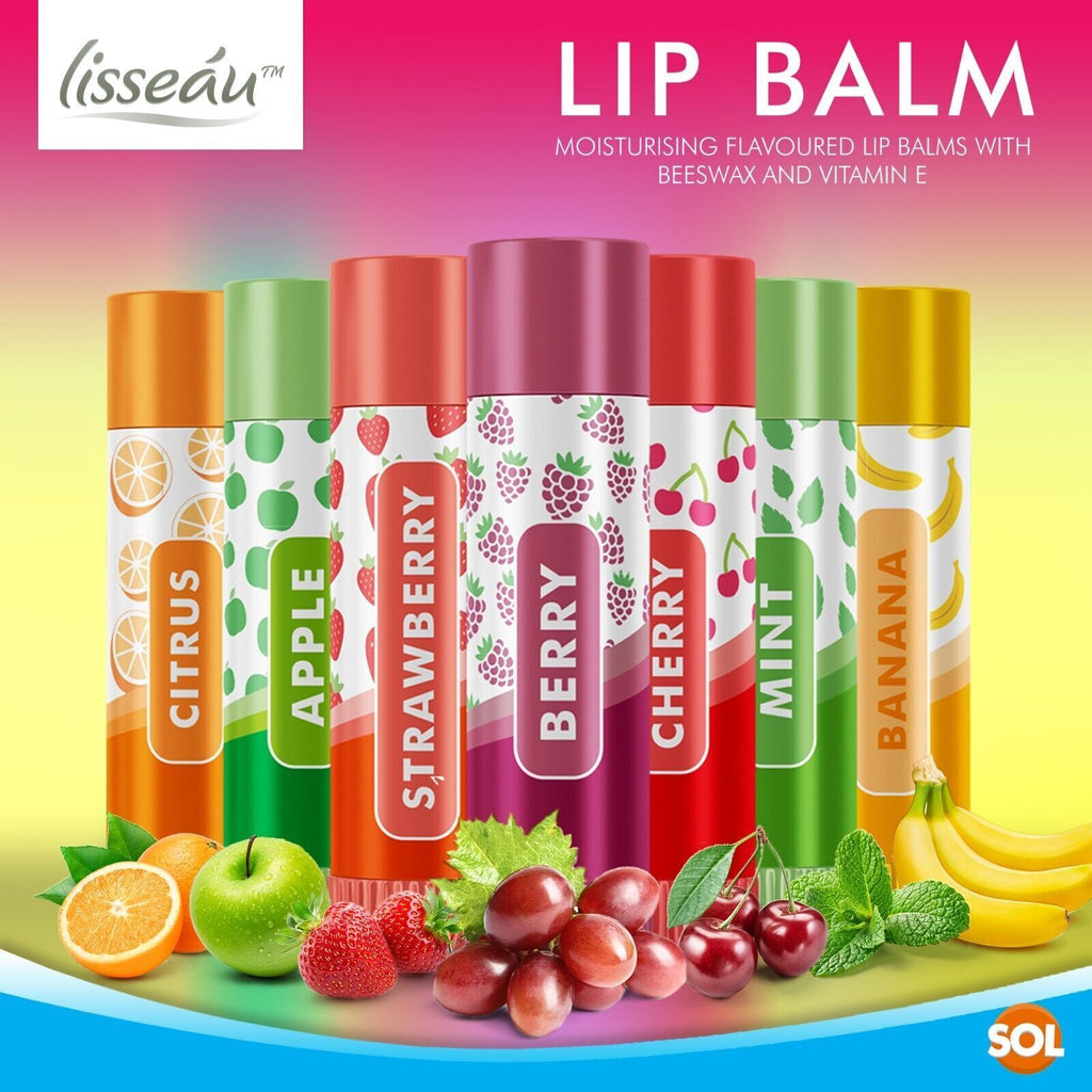 Lip Balm Set | Multi Stick Fruit Flavoured Moisturising | 70 Pack