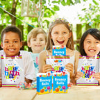 Rubber Bouncy Balls Kids Party Bag Fillers Toys | 35 Pack