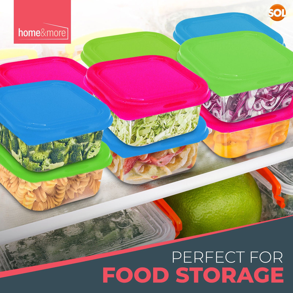 Mini Plastic Storage Containers | Clear Small Boxes | 12 Pack