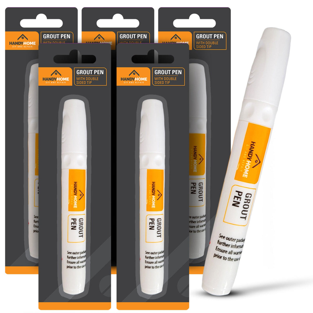 1-5 White Tile Grout Pen | Kitchen Bathroom Waterproof Marker_OTL