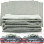 Microfiber Cleaning Cloths Car Polishing Edgeless | 40 Pack