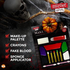 Halloween Zombie Make Up Kit Face Paint Fake Blood Set