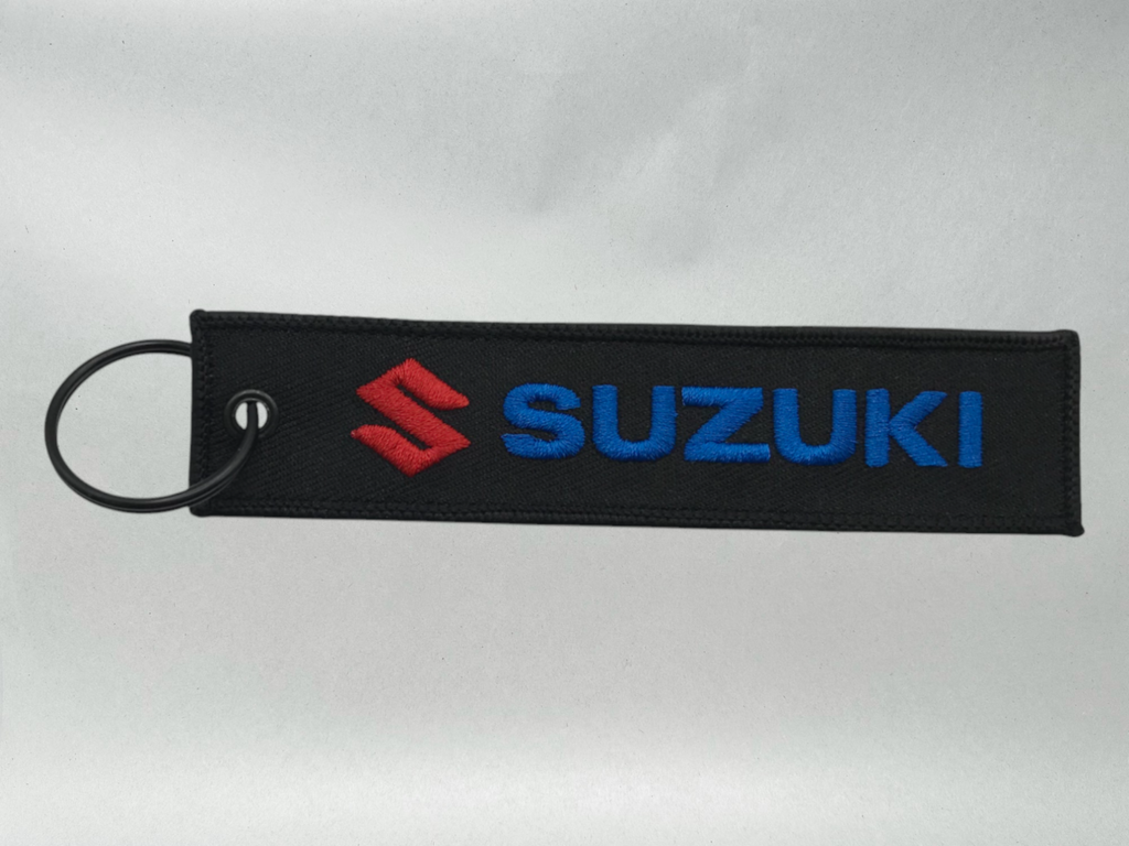 Suzuki Genuine OEM S LOGO WOVEN KEY CHAIN RED BLUE BLACK 990A0-19089-010