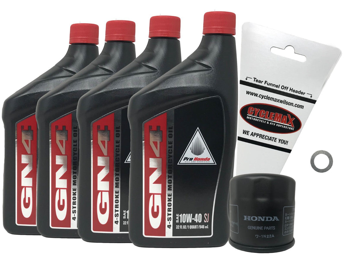 Honda GN4 Standard 10W-40 Oil Change Kit for 1989-1990 CB400