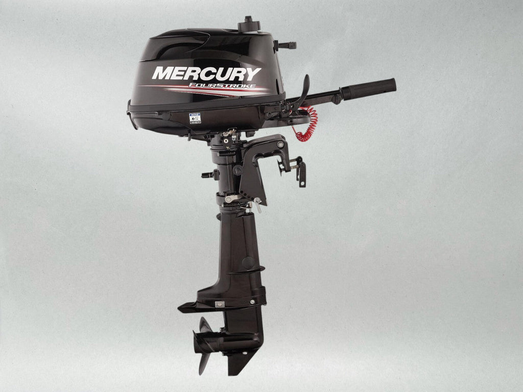 Mercury 5hp Tiller FourStroke Outboard Motor, 15" Shaft Model ME 5MH