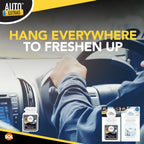 Candle Car Air Freshener Jar Cotton & New Car Scent | 6 Pack