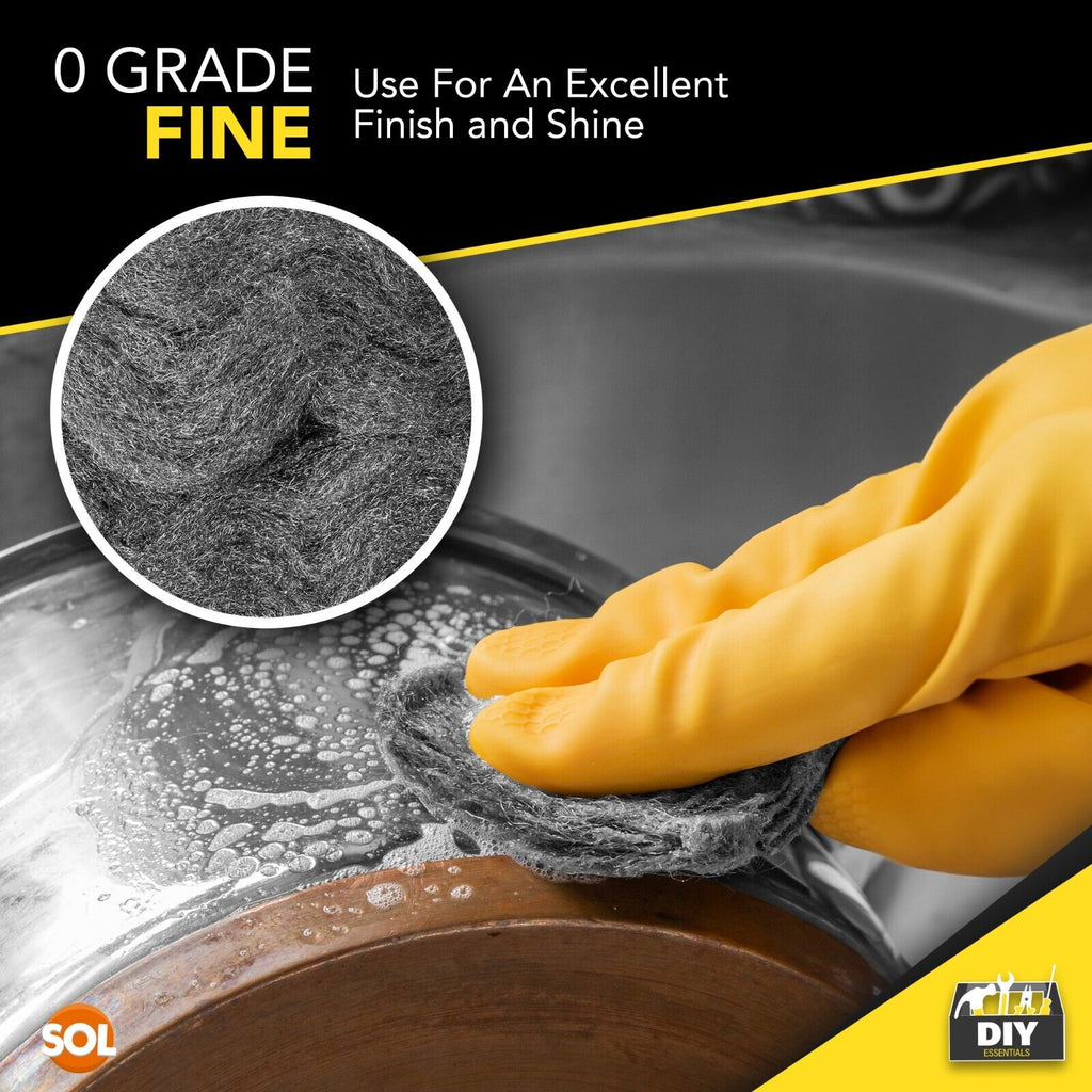 Steel Wire Wool Roll | Grade 0 Fine | 1 Metre