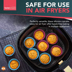 Silicone Cupcake Cases Muffin Non-Stick Baking | 24 Pack