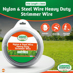 Steel Strimmer Line 3mm Nylon | Garden Trimmer | 41M
