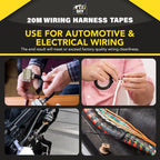 Wiring Harness Tape 19mm Adhesive Fabric Loom Cloth | 2 Pack