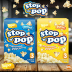 Microwave Popcorn 85g Butter & Salted | Cinema Party Snack | 12 Pack