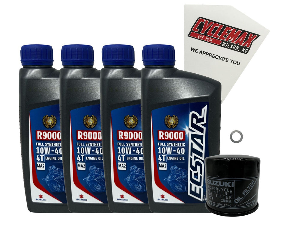 Suzuki Ecstar Full Synthetic Oil Change Kit for 2009-2019 VZ1500 INTRUDER