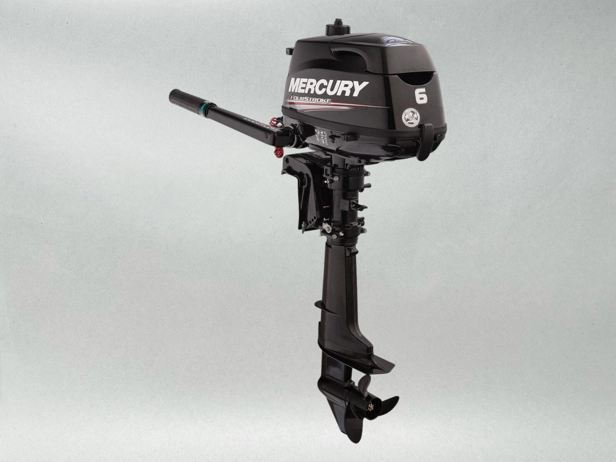 Mercury 5hp Tiller FourStroke Outboard Motor, 15" Shaft Model ME 5MH
