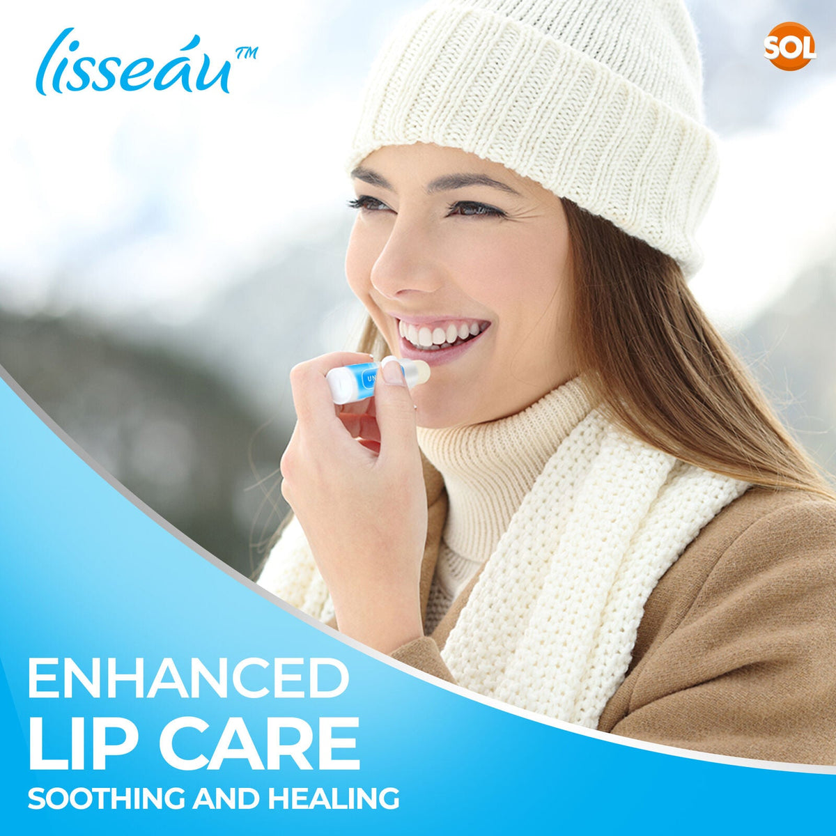 SOL Unscented Lip Balm Multipack - Moisturiser & Hydrating Lipbalm for Men and Women, Repair for Dry, Chapped Lips With Vitamin E, Long-Lasting Lip Care Sticks for Home, Office, or On-the-Go Use