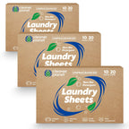 Unscented Laundry Detergent Sheets | Non Bio Unfragranced | 10 Pack