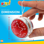 Professional YoYo Light Up Kids Toy Pro Stunt Trick Flashing Clutch Yo Yo | 6 Pack