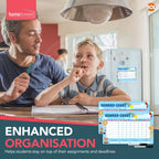 Magnetic Reward Chart for Kids | Behaviour & Chore Tracker | 2 Pack