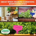 Plastic Plant Labels T Type 10cm | Waterproof Garden Markers | 100 Pack