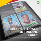 Trading Card Binder 4 Pocket Album Folder | 96 Holder & 100 Sleeves