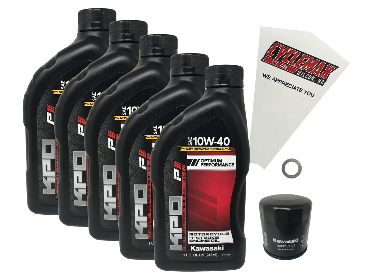 Kawasaki KPO Standard Oil Change Kit for 2012-2023 NINJA ZX-14R