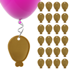 Balloon Weights Gold | Heavy Duty Helium Party Decor 24 Pack