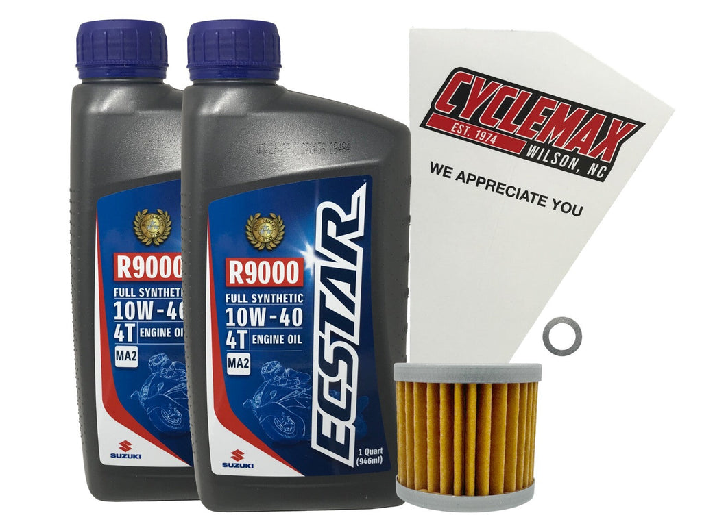 Suzuki Ecstar Full Synthetic Oil Change Kit for 2007-2025 AN-400 BURGMAN