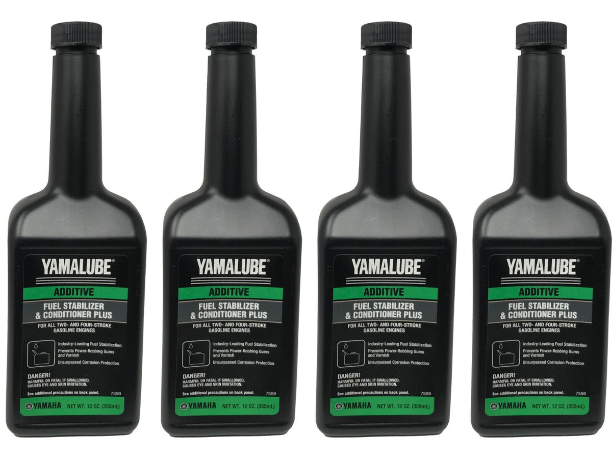 Yamaha OEM Yamalube Fuel Stabilizer & Conditioner Plus ACC-FSTAB-PL-12 - 4 Pack