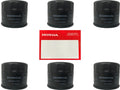 6 Pack Honda OEM Oil Filter 15410-MFJ-D02 replaces (15410-MFJ-D01)