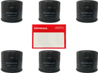 6 Pack Honda OEM Oil Filter 15410-MFJ-D02 replaces (15410-MFJ-D01)