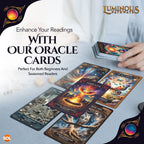 Tarot & Oracle Card Deck Set Box + Guide Book | 78 + 60 Cards