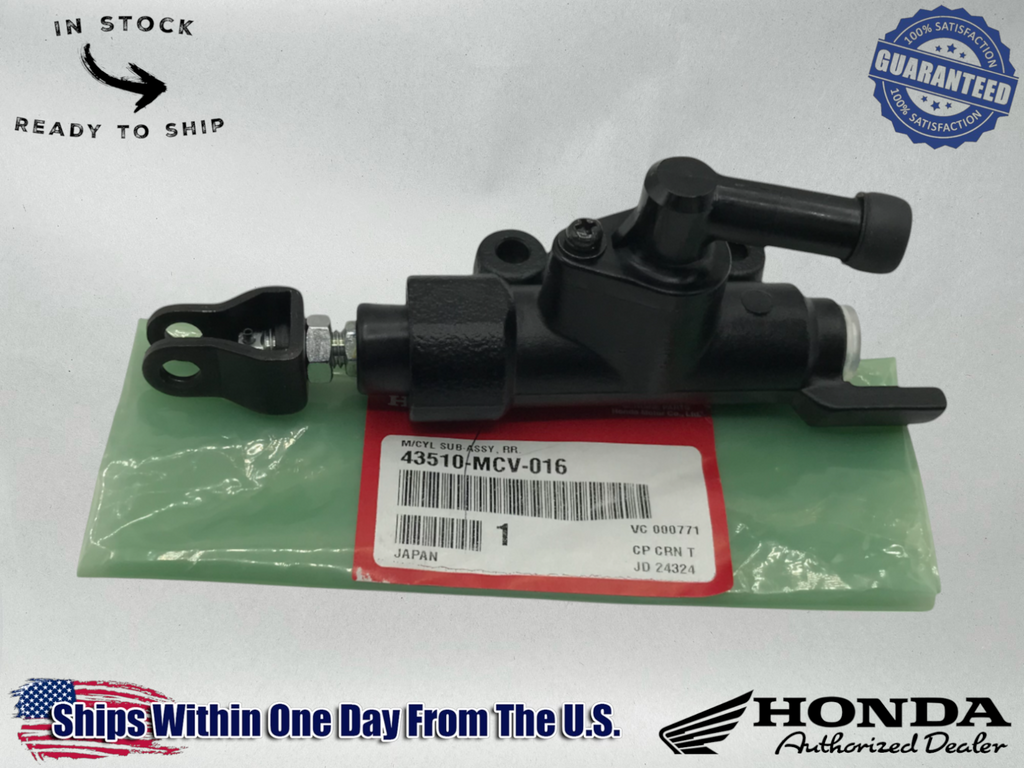 Honda Genuine OEM Rear Brake Master Cylinder VTX1800 superseeded -43510-MCV-016