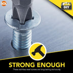 Wood Screws | Assorted Countersunk Mixed Selection Set | 220 Pack