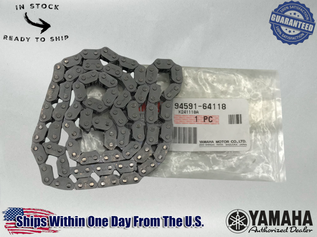 Yamaha OEM 2006-20 YZF-R6 YZF R6 YZFR6 CAM TIMING CHAIN 94591-64118-00