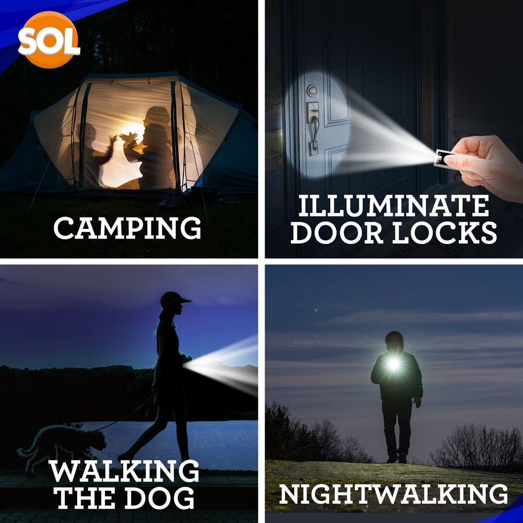 LED Keychain Mini Torch | Ultra Bright Pocket Camping Light | 10 Pack