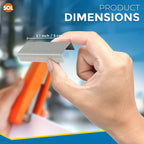 SOL 5000 Bulk Supply 26/6 Staples – Durable Steel Anti-Jam and Multipurpose Design, Compatible with Standard Staplers, Use for Office, Home and School Paper Binding