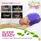 Tension Headache Migraine Relief Cap | Ice & Heat Therapy Hat Mask