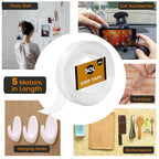 Nano Double 5M | Sided Tape Reusable | Washable & Removable