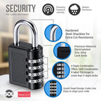 Combination Padlock Heavy Duty Outdoor Gym Travel Locker