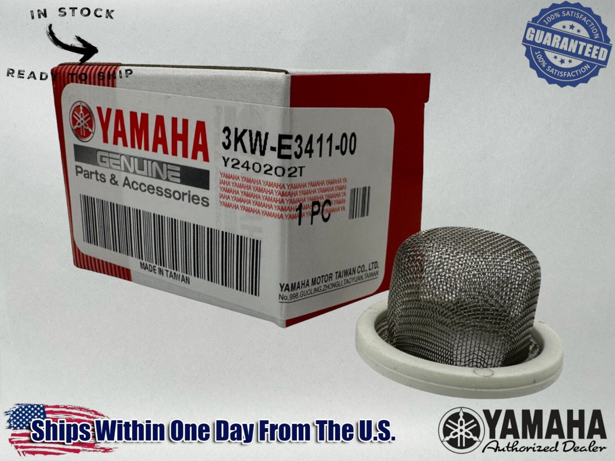 Yamaha OEM Oil Strainer 3KW-E3411-00-00 / (2002-11)Zuma 50, 50F, 50FX, C3 50