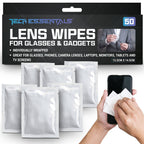 Glasses Wipes for Spectacle Lens Optical Cleaning | Anti-Fog | 50 Pack