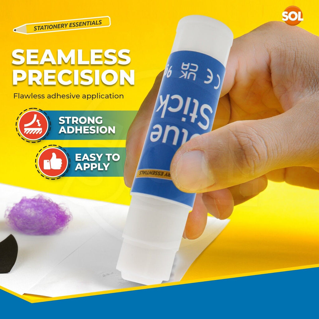 Glue Sticks | Washable Non-Toxic 9g | School & Crafts | 20 Pack