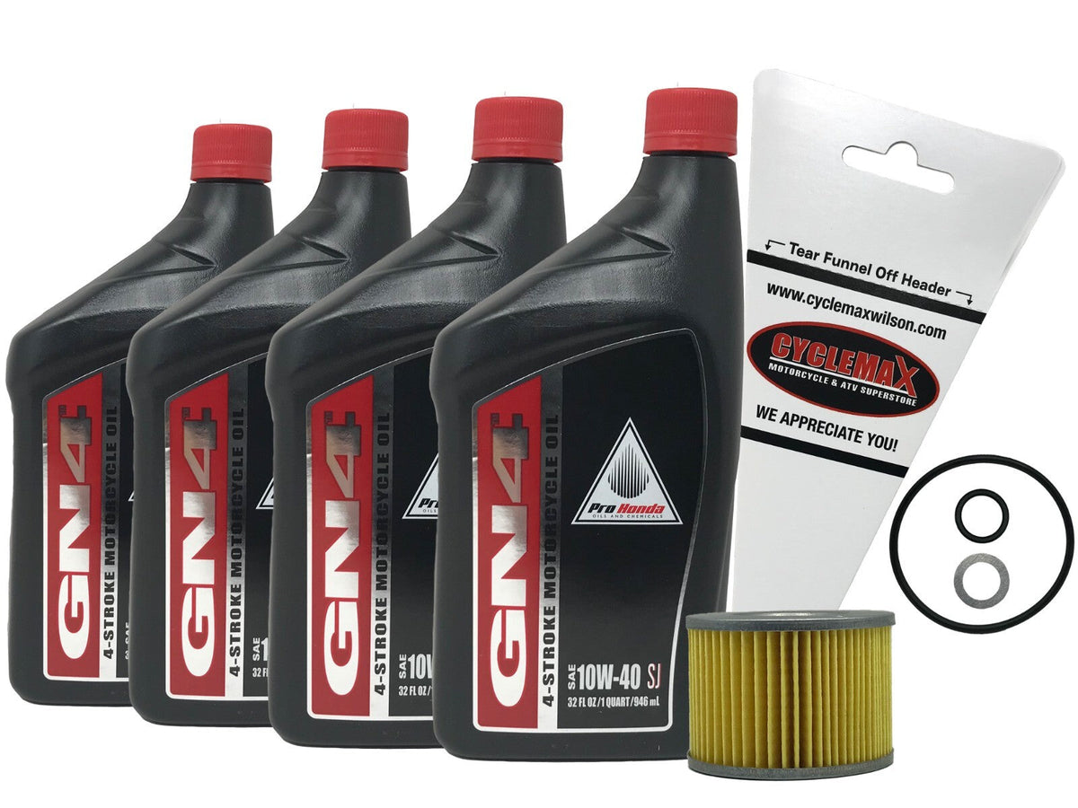 Honda GN4 Standard 10W-40 Oil Change Kit for 1977-1983 CB550