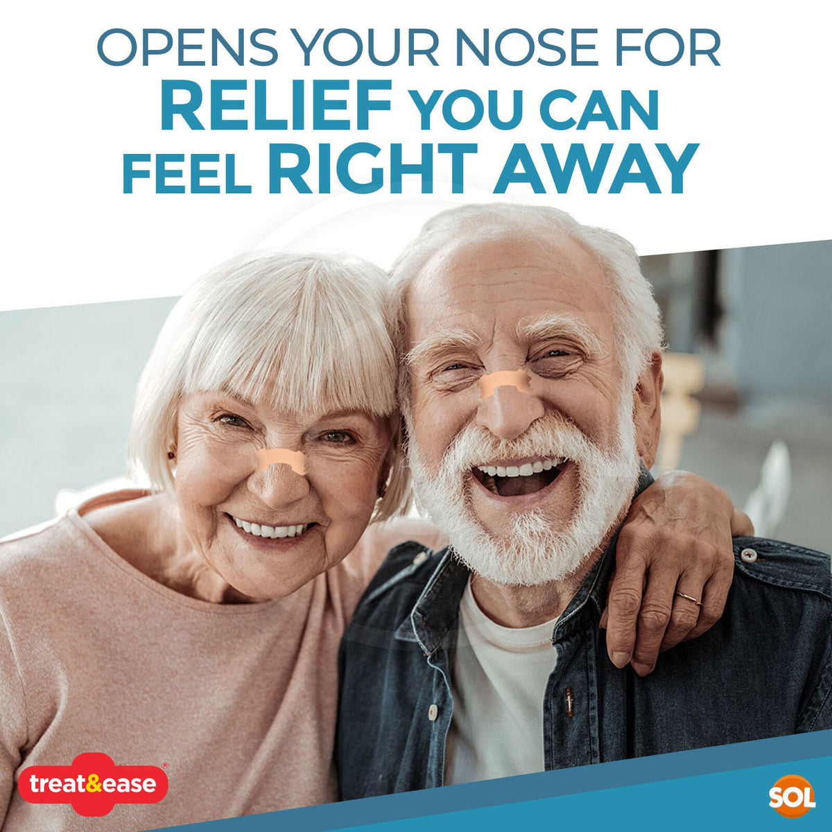 Nasal Strips Large Anti Snore | Clear Breathing & Sleep Aid | 100 Pack