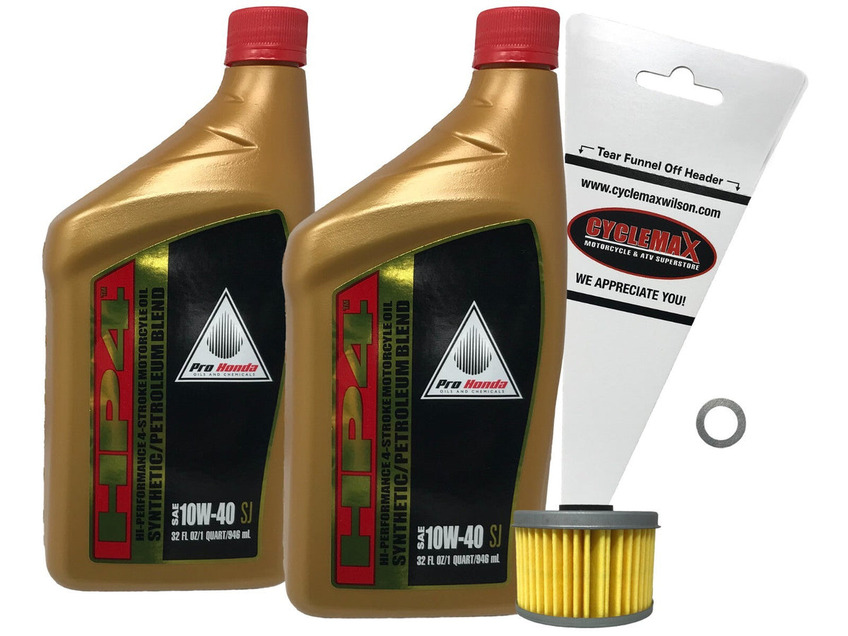 Honda HP4 Semi-Synthetic Oil Change Kit for 2011-2015 CBR250R