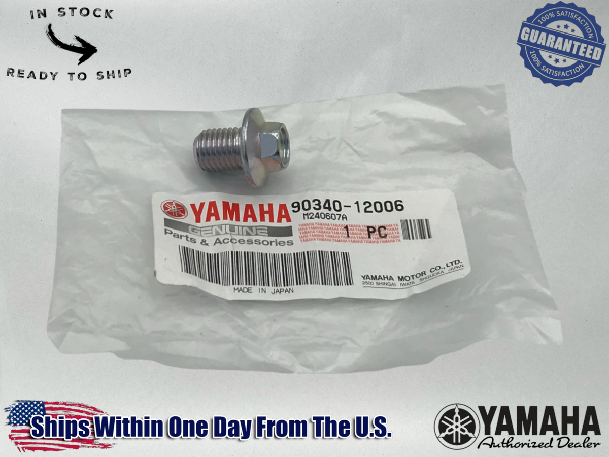 Yamha OEM Blaster Oil Drain BOLT PLUG 50 80 100 125-90340-12006-00 1