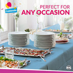 Plastic Table Cloth Covers Rectangular | Party Tableware | 2 Pack