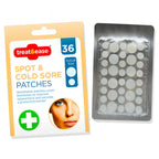 Cold Sore Patches | Acne Spot Pimple Hydrocolloid Breathable | 72 Pack