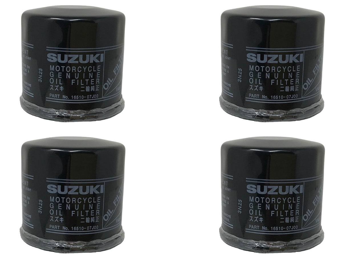 4 Pack Suzuki OEM Oil Filter 16510-07j00