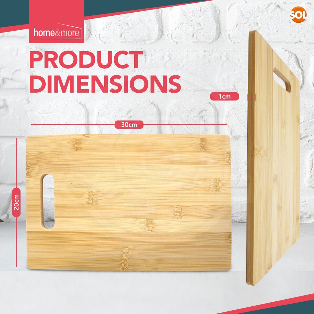 Bamboo Chopping Board with Handle 30x20cm